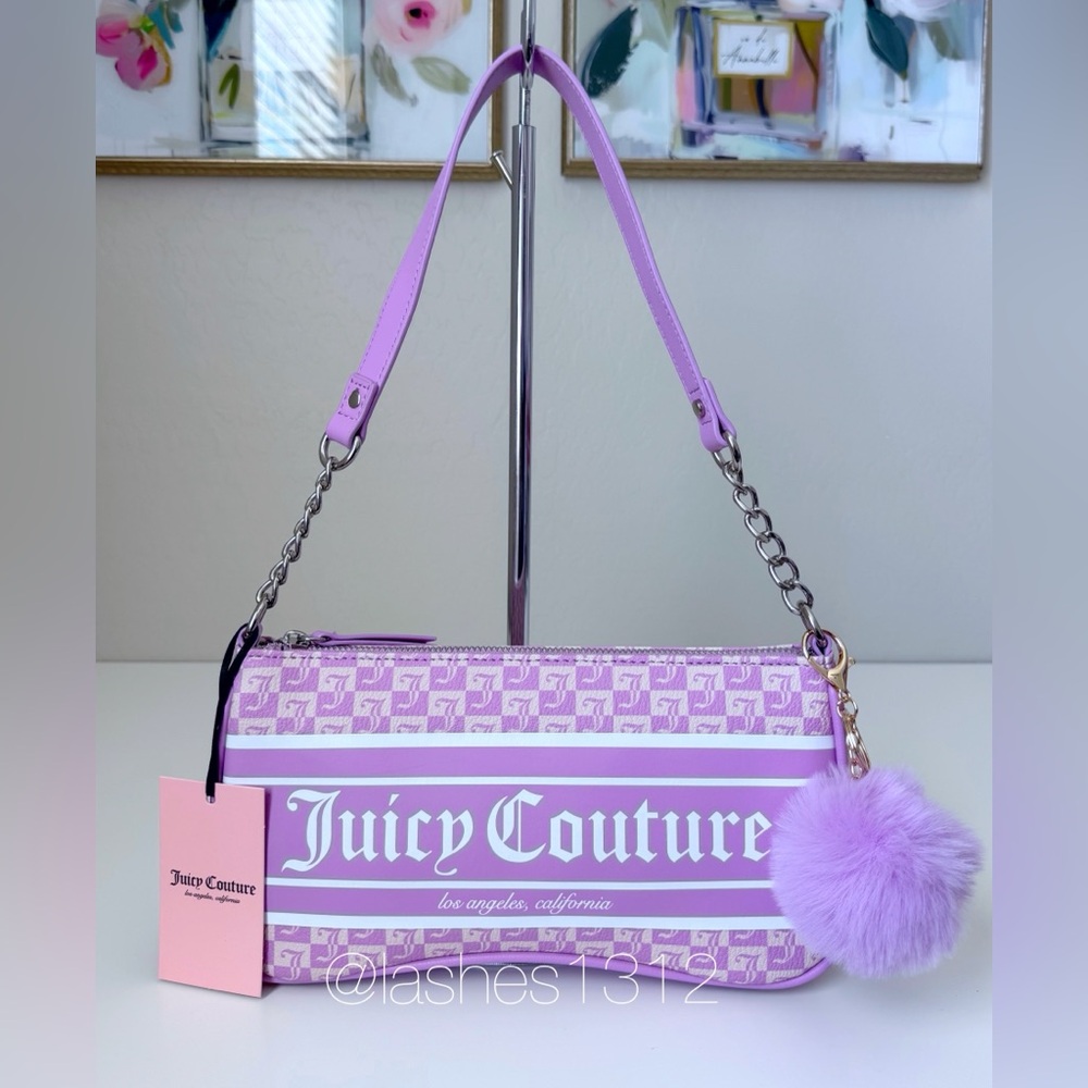 JUICY COUTURE Purse Fashionista Shoulder Bag - Purple